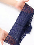 4 Piezas Todo Encaje Sexy Boyshort Para Mujer