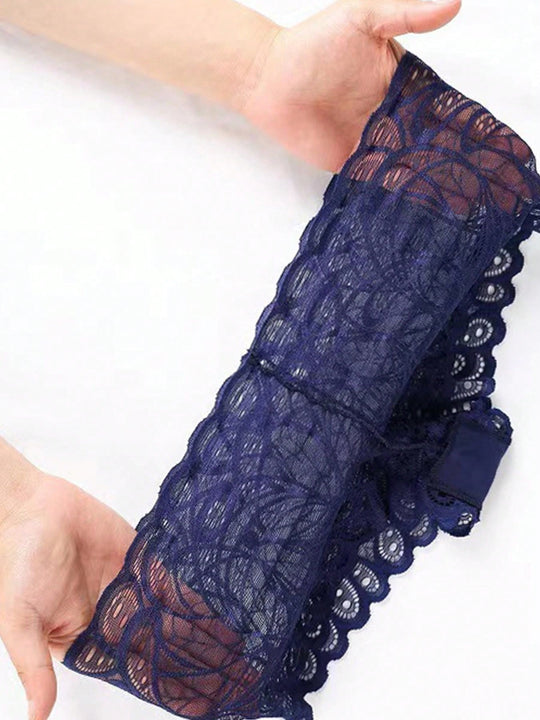 4 Piezas Todo Encaje Sexy Boyshort Para Mujer