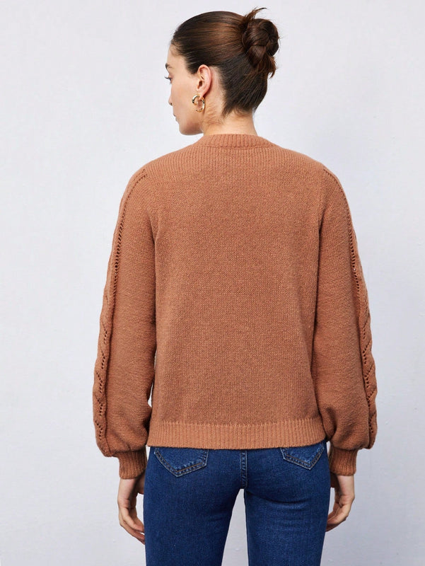 Frenchy Jersey unicolor de punto de malla