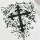 ROMWE Grunge Punk Top De Tanque Acanalado Con Estampado De Cruz