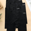 4 piezas Boyshorts con estampado de letra