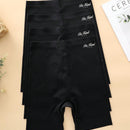 4 piezas Boyshorts con estampado de letra