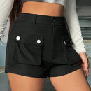 EZwear Shorts con bolsillo con solapa cargo