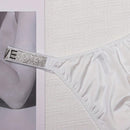 Braguita De Bikini Sexy Con Levantamiento De Gluteos Y Decoracion Con Pedreria, Tanga De Corte Alto Para Deportes Y Fitness