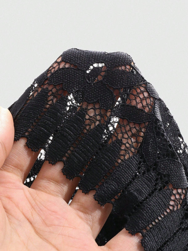 Pantalones Cortos Con Encaje Para Mujer Estilo Boyshorts