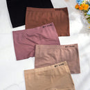 5 piezas Boyshorts con estampado de letra