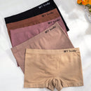 5 piezas Boyshorts con estampado de letra