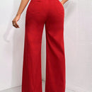 SXY Jeans unicolor de pierna ancha