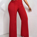 SXY Jeans unicolor de pierna ancha