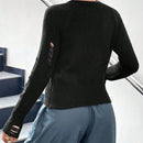 EZwear Jersey con patron de letra desgarro