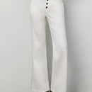 Frenchy Jeans de pierna amplia con boton