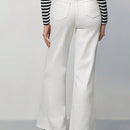 Frenchy Jeans de pierna amplia con boton