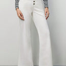 Frenchy Jeans de pierna amplia con boton