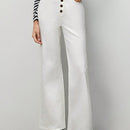 Frenchy Jeans de pierna amplia con boton