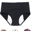 4 piezas de mujeres de malla elastico Braguitas - confortable & transpirable prueba de fugas fisiologico Lenceria & Ropa interior