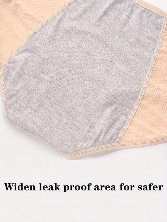 4 piezas de mujeres de malla elastico Braguitas - confortable & transpirable prueba de fugas fisiologico Lenceria & Ropa interior