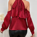 Prive Blusa con hombros descubiertos y lazo en la espalda