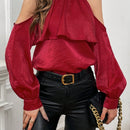 Prive Blusa con hombros descubiertos y lazo en la espalda
