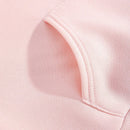 Ezwear capucha termica con estampado de slogan y mariposa con bolsillo de canguro con cordon