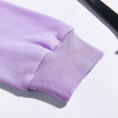 Ezwear capucha termica con estampado de slogan y mariposa con bolsillo de canguro con cordon