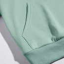 Ezwear capucha termica con estampado de slogan y mariposa con bolsillo de canguro con cordon