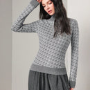 Mulvari Jersey con patron de cuello cisne