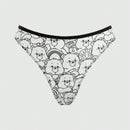ROMWE X Care Bears Juego De Ropa Interior Blanca Con Estampado De Oso De Dibujos Animados Y Correas Finas