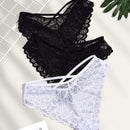 3 Paquetes De Ropa Interior Con Encaje Entrecruzado