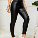Essnce Pantalones estrechos solidos con pliegues frontales