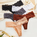 Underwear&sleepwear basics 5 paquetes de lenceria de encaje con contrastes y bragas