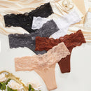 Underwear&sleepwear basics 5 paquetes de lenceria de encaje con contrastes y bragas