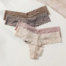 Underwear&sleepwear basics 4 paquete de lenceria de tanga de encaje floral