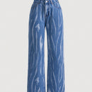 MOD Jeans de pierna recta con estampado