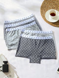 5 piezas Boyshorts con estampado de rayas