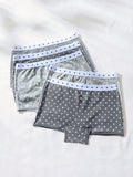 5 piezas Boyshorts con estampado de rayas