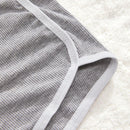 3 piezas Boyshorts con estampado de letra unido en contraste