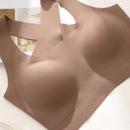 1 pieza sujetador sin costuras de unicolor para mujer
