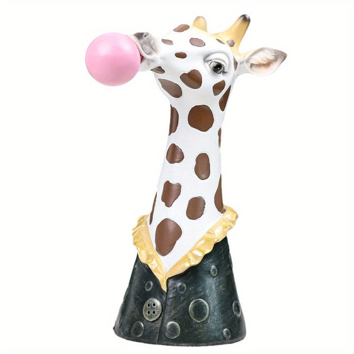 [Adorno Nórdico de Jarrón Decoración] Adorno Creativo Nórdico de Jarrón - 1 ud Decoración de Pascua para Arreglo Floral en Sala de Estar, Decoración de Animales con Jirafas y Cebras - Regalo Único de Año Nuevo