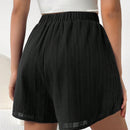 Pantalones Cortos De Pierna Ancha Para Mujer
