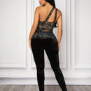 SXY Pantalones Pitillo De Terciopelo Con Pliegues Para Atuendo De Fiesta Y De Nochevieja