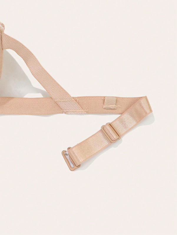 1 Pieza Sujetador Con Copa Pequena Transparente Para Mujer Y Correa De Hombro De Silicona Antideslizante, Adecuado Para Fiestas