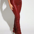 SXY Pantalones apilados PU