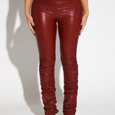SXY Pantalones apilados PU