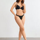 Leisure Tanga Negra Comoda Para Mujeres
