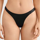 Leisure Tanga Negra Comoda Para Mujeres