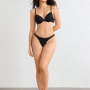 Leisure Tanga Negra Comoda Para Mujeres