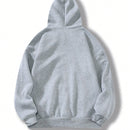 Essnce sudadera con capucha informal con cordon y estampa de letras, talla grande, para otono/invierno