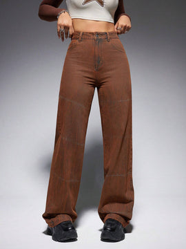 EZwear Jeans vintage de pierna ancha