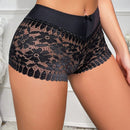 Pantalones Cortos Con Encaje Para Mujer Estilo Boyshorts