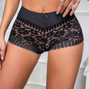 Pantalones Cortos Con Encaje Para Mujer Estilo Boyshorts